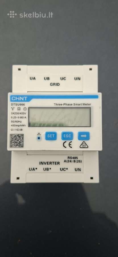 Smartmeteris Chint Dtsu 666 sofar solar