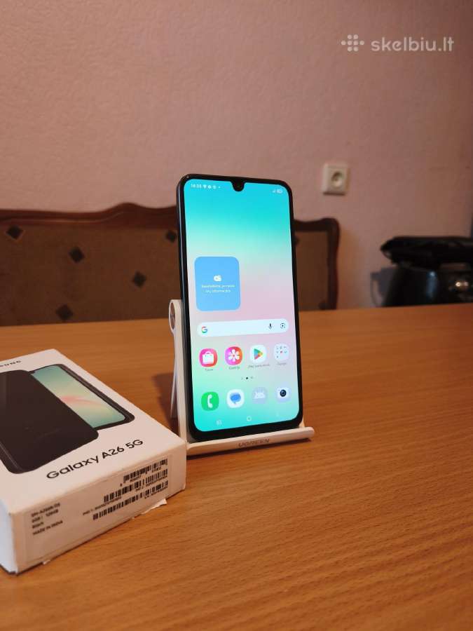 Juodas Samsung Galaxy A26 ,128gb