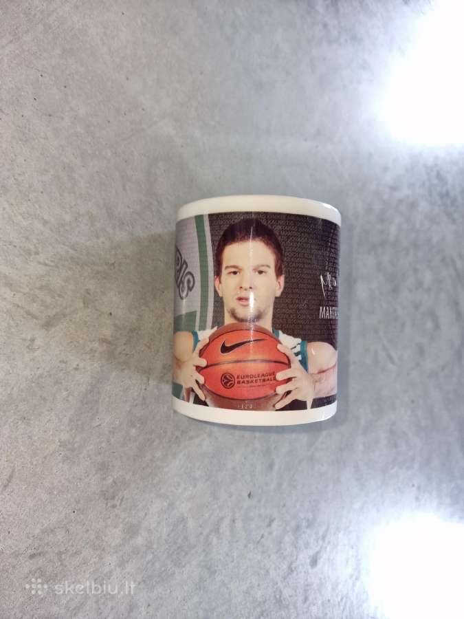 Bc Žalgiris suvenyrinis puodelis Mantas Kalnietis