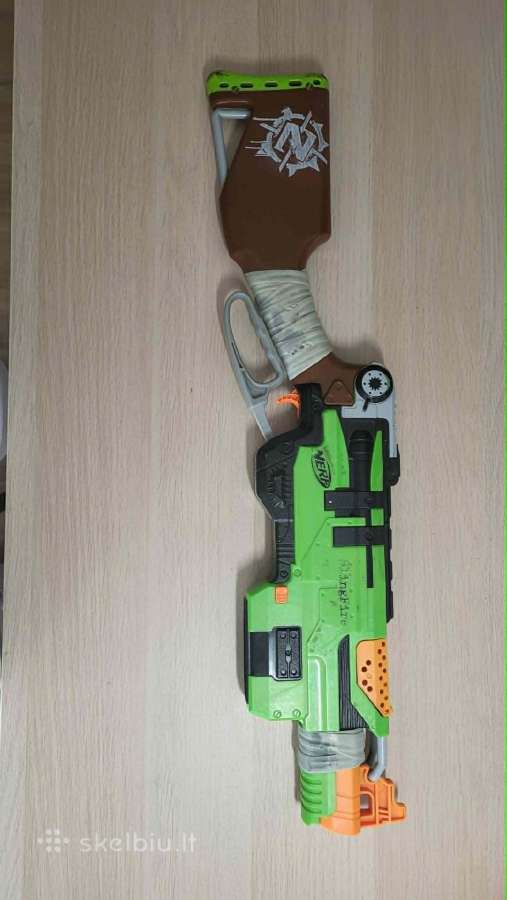 6 vnt. Nerf blasterių rinkinys + dėtuvės - nuotraukos Nr. 5