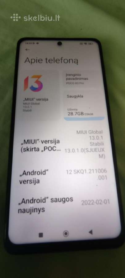 Poco x3 pro - nuotraukos Nr. 2