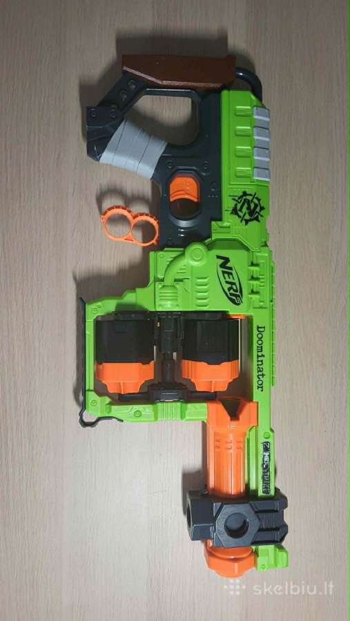 6 vnt. Nerf blasterių rinkinys + dėtuvės - nuotraukos Nr. 2