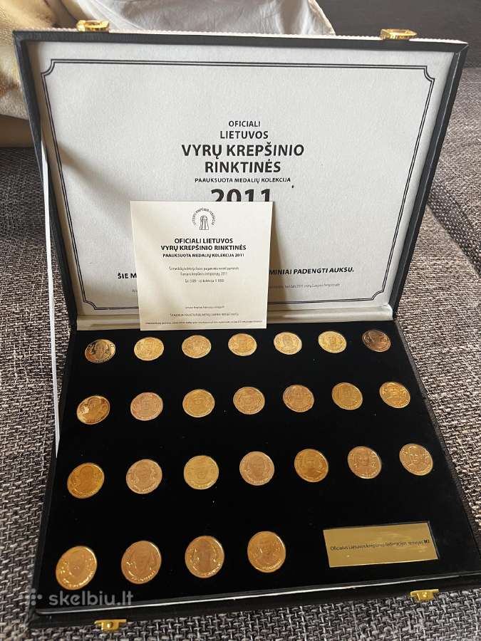2011m Lietuvos vyrų rinktinės medalių kolekcija