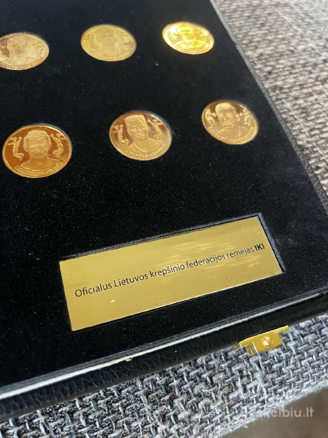 2011m Lietuvos vyrų rinktinės medalių kolekcija - nuotraukos Nr. 4
