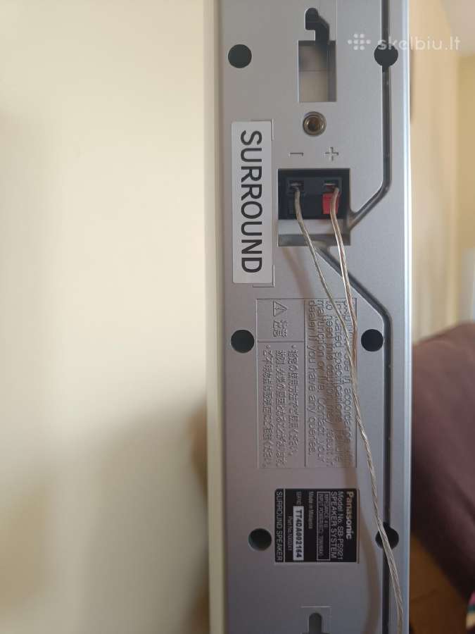 Panasonic kompaktinių diskų grotuvas Sc-ht870 - nuotraukos Nr. 5