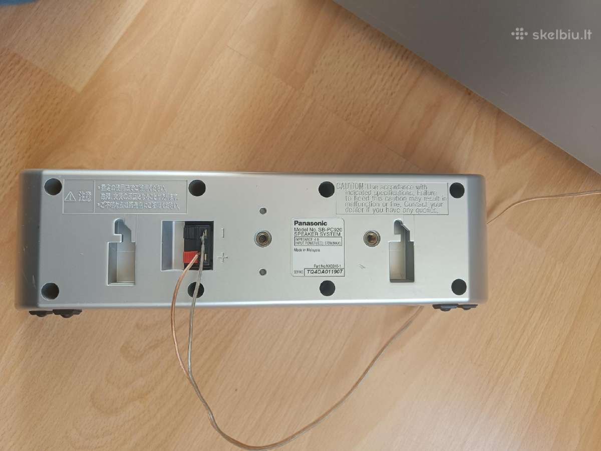 Panasonic kompaktinių diskų grotuvas Sc-ht870 - nuotraukos Nr. 6