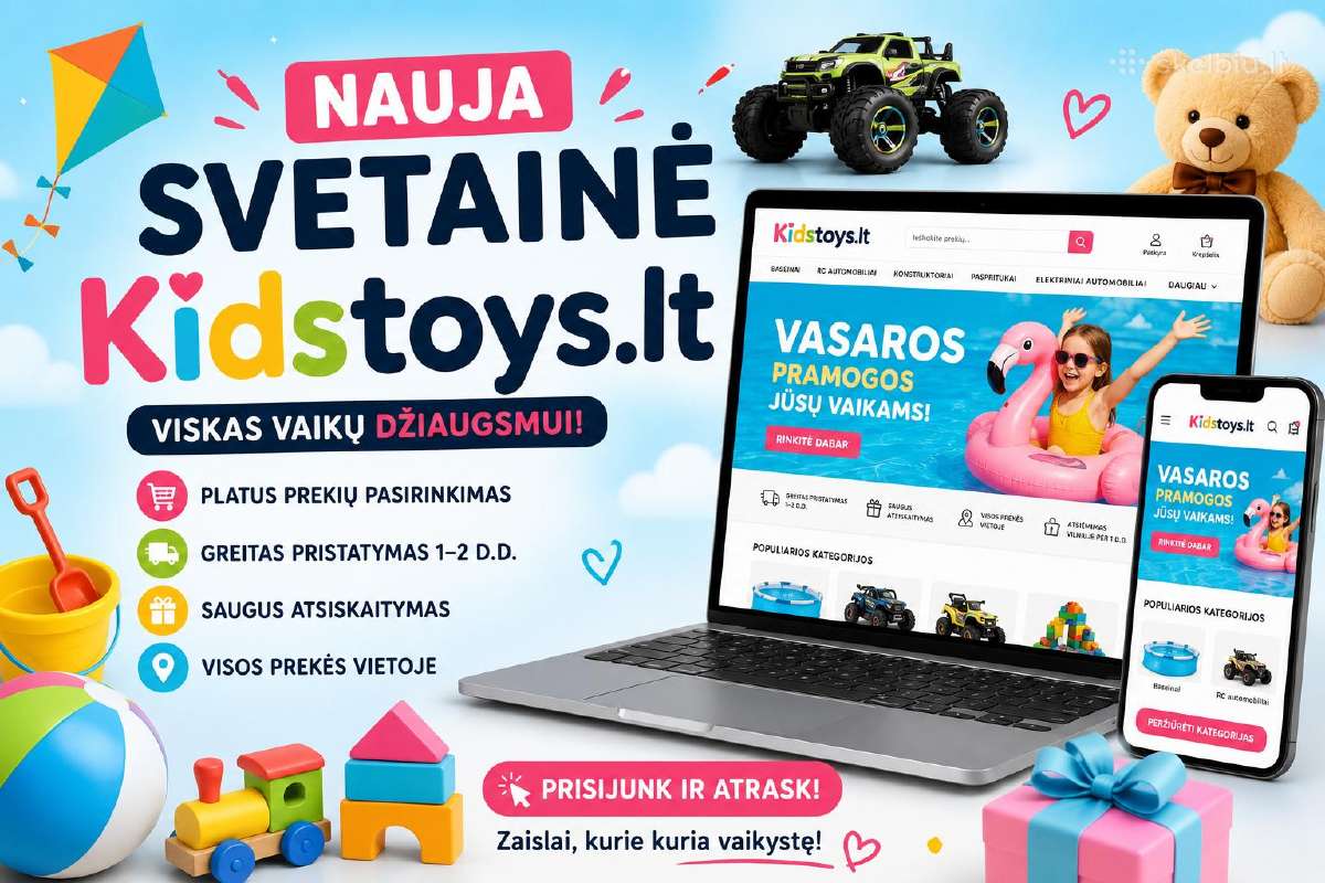 Vaikų žaislų e pqrduotuvė