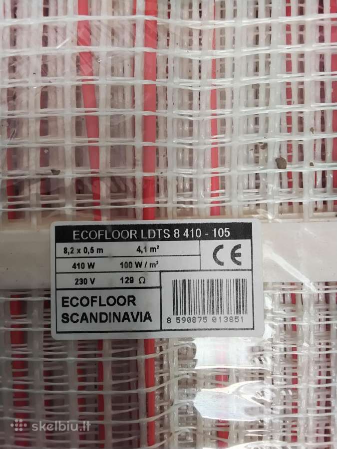 Grindu šildimo kilimėlis pilnas komplektas