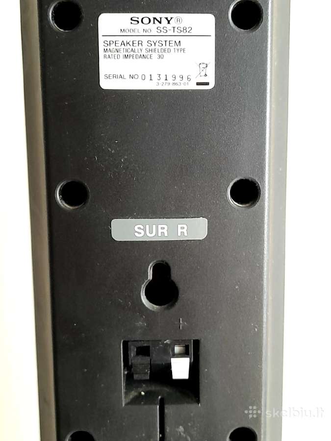Kolonėlės "Sony" Ss-ts82 - nuotraukos Nr. 4