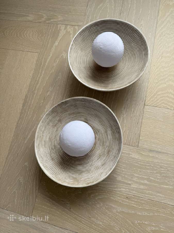 2 sieniniai šviestuvai