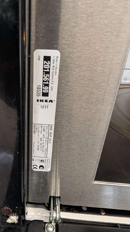 Įmontuojama mikrobangų krosnelė " Ikea" - nuotraukos Nr. 3