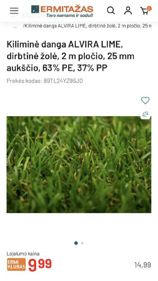 Dirbtinė vėja-žolė