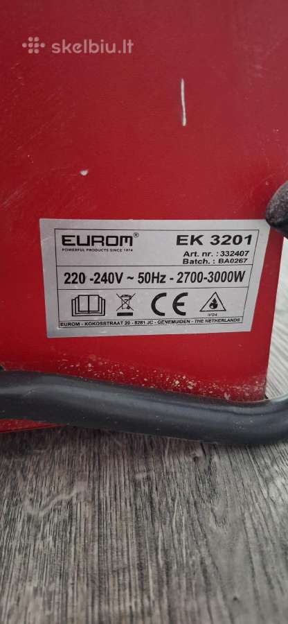 Eurom Ek3201 oro šildytuvas - nuotraukos Nr. 2