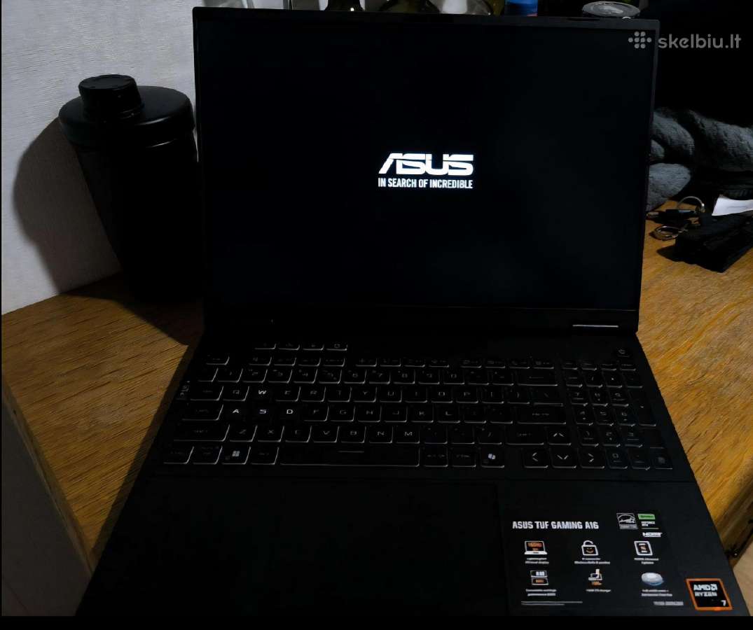 Asus Tuf A16 Fa608um - nuotraukos Nr. 3