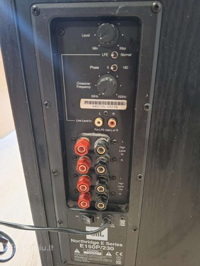 Kolonėlės S-150 ir subas Jbl - nuotraukos Nr. 5