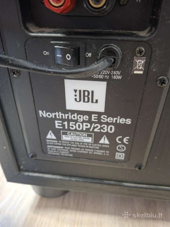 Kolonėlės S-150 ir subas Jbl - nuotraukos Nr. 6