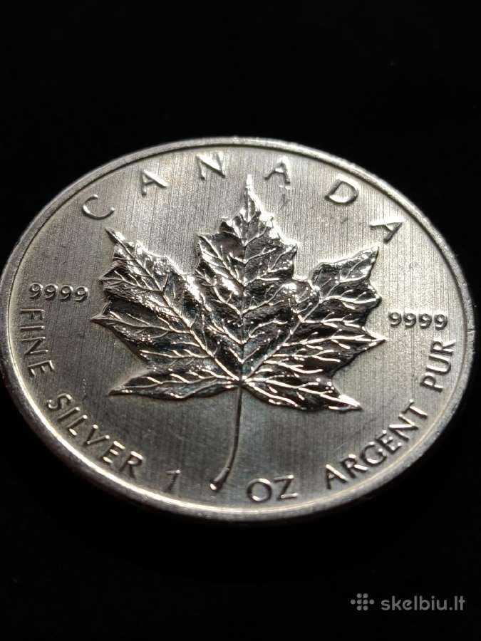 1oz sidabras