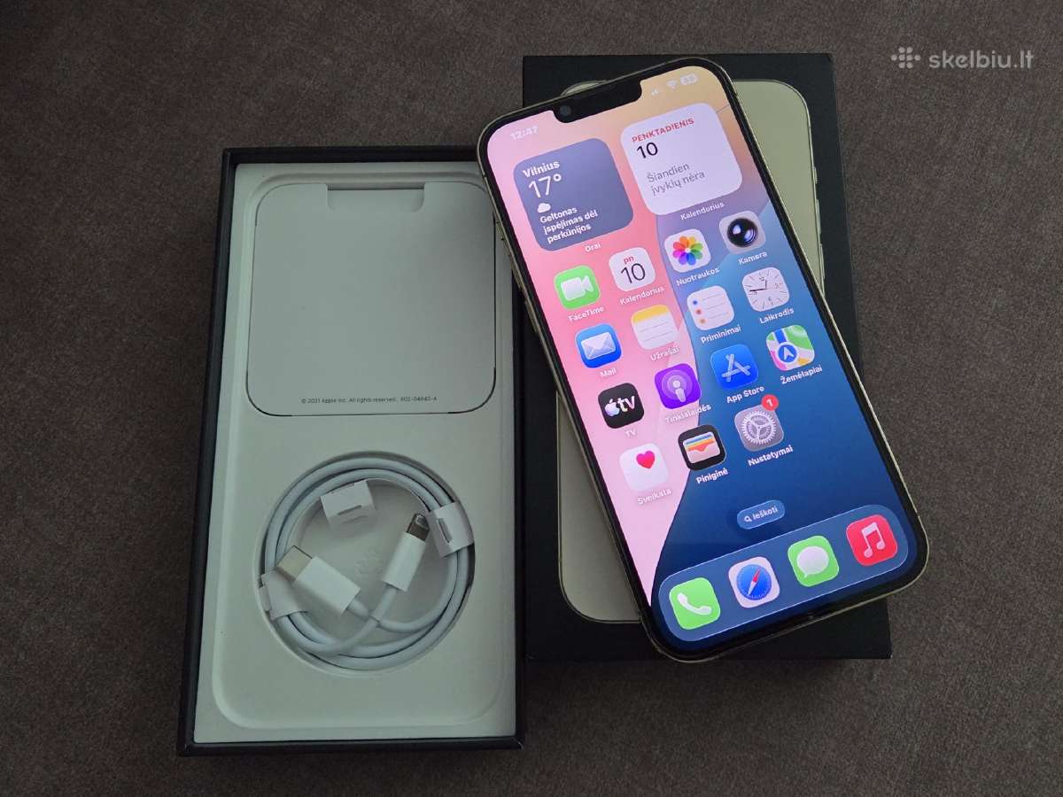 iPhone 13 pro max,gold 128gb