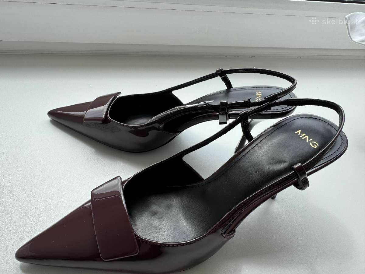Mango bordo aukštakulniai – visiškai nauji - nuotraukos Nr. 3
