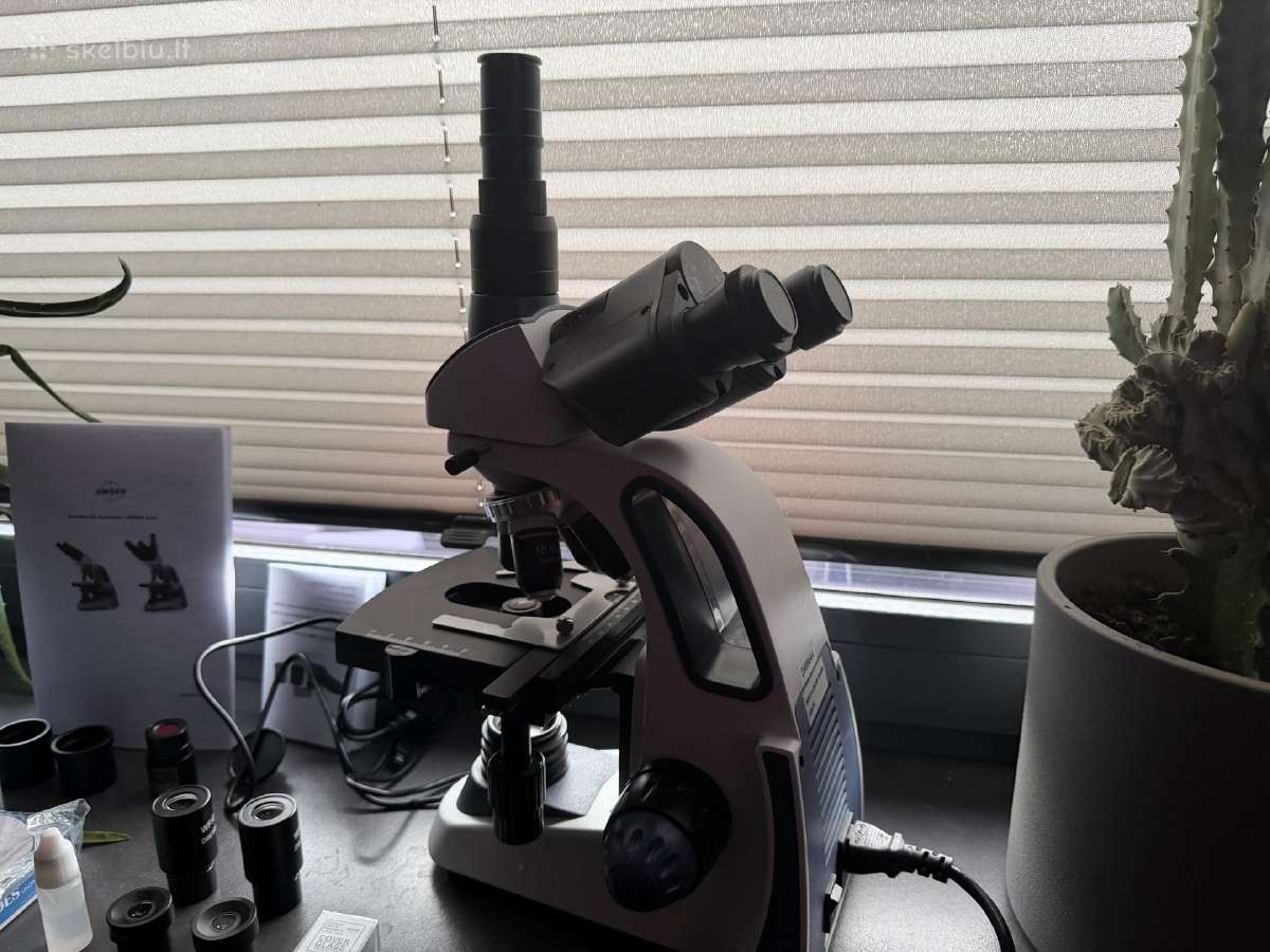 Sw-380t mikroskopas + 5 Mp kamera + pilna komplekt - nuotraukos Nr. 4