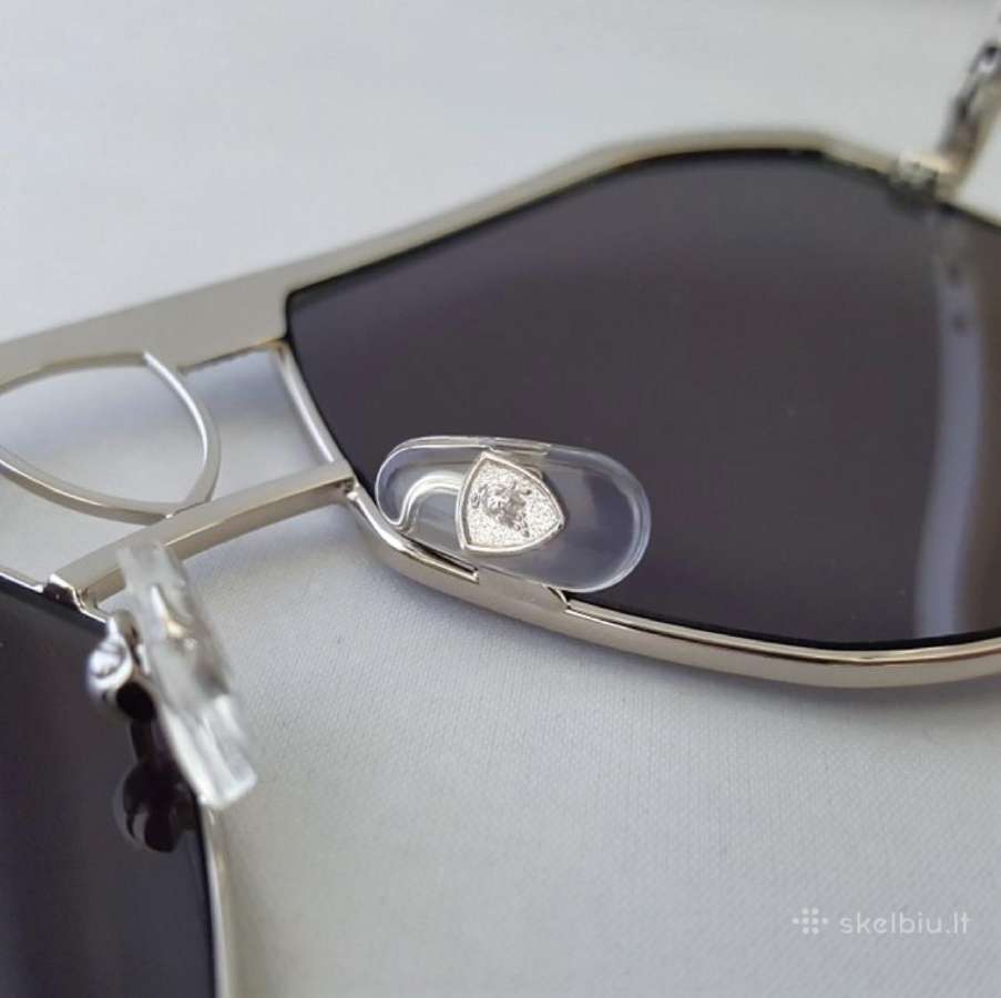 Tonino Lamborghini Shield Silver Aviator Akiniai - nuotraukos Nr. 4
