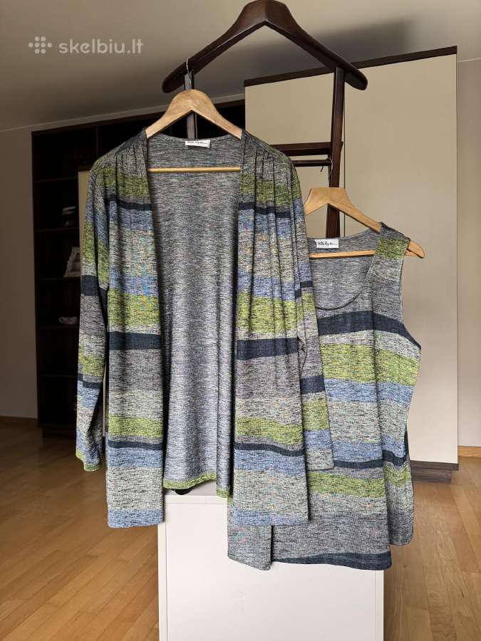 Ulla Popken marškinėliai ir megztukas 46/48 dydis