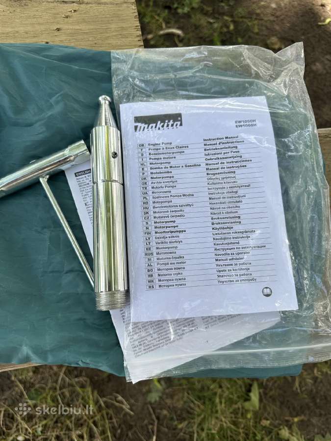 Benzininis vandens siurblys makita - nuotraukos Nr. 5