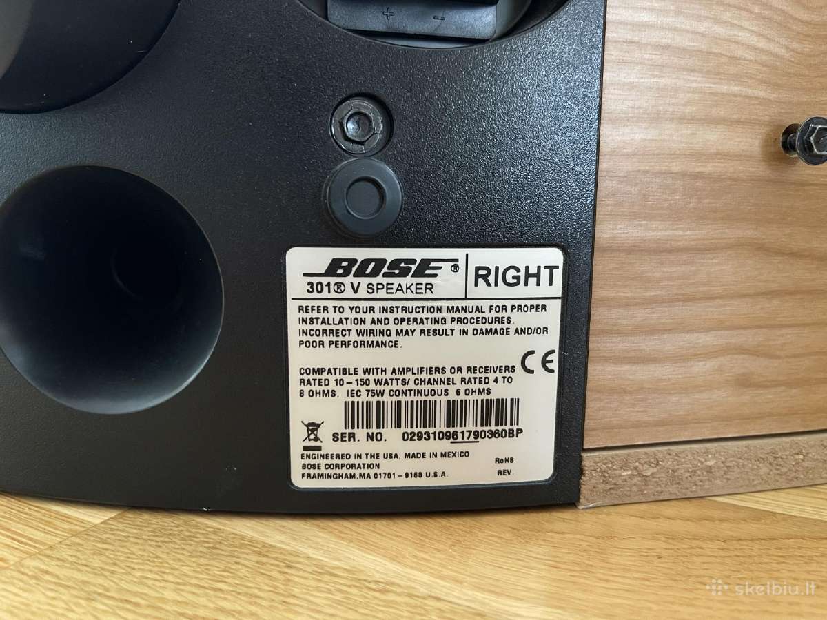 Bose 301 V (Series V) Garso kolonėlės - nuotraukos Nr. 4