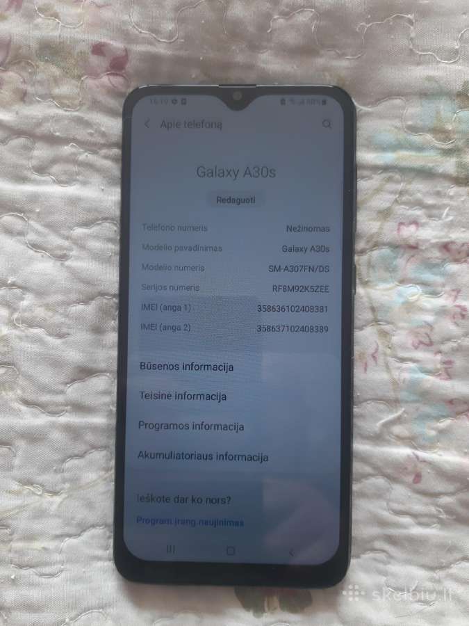Samsung a30s - nuotraukos Nr. 5
