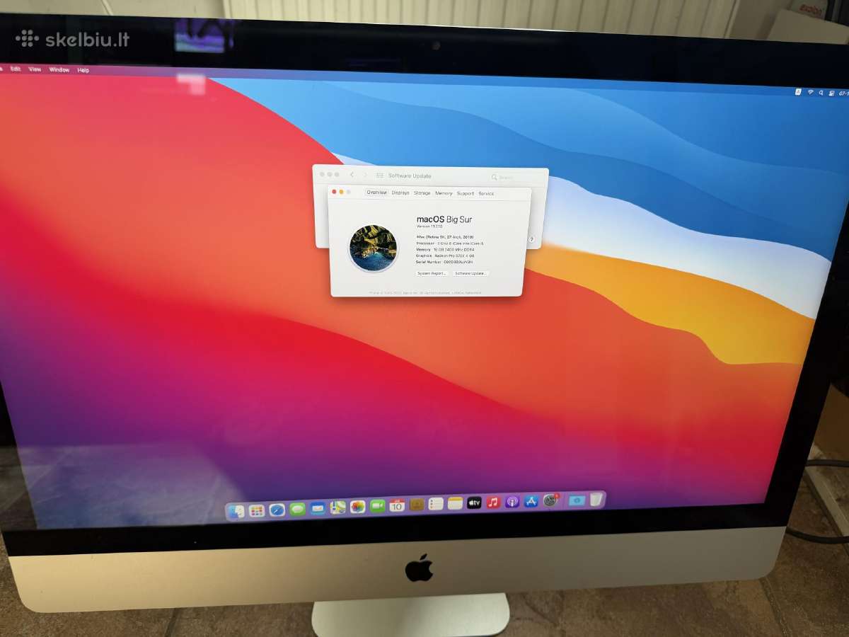 Apple iMac (Retina 5k, 27-inch, 2019) i5/16/1tb