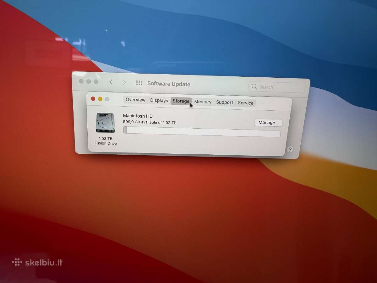 Apple iMac (Retina 5k, 27-inch, 2019) i5/16/1tb - nuotraukos Nr. 3