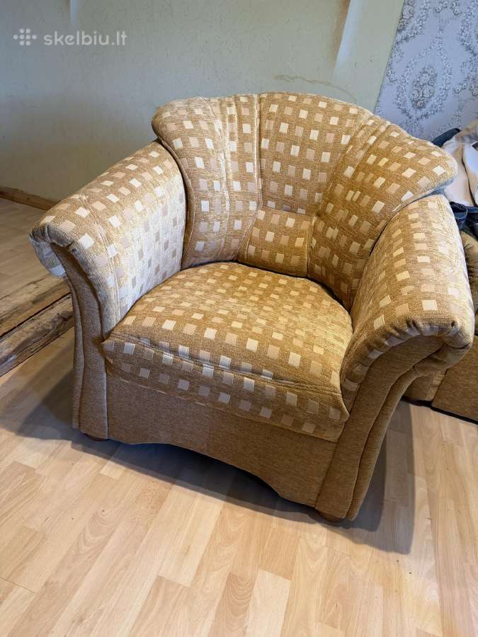 Fotelis su dviviete sofa - nuotraukos Nr. 2
