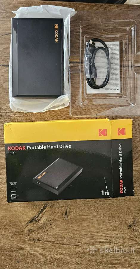 Išorinis kietasis diskas Kodak 1tb