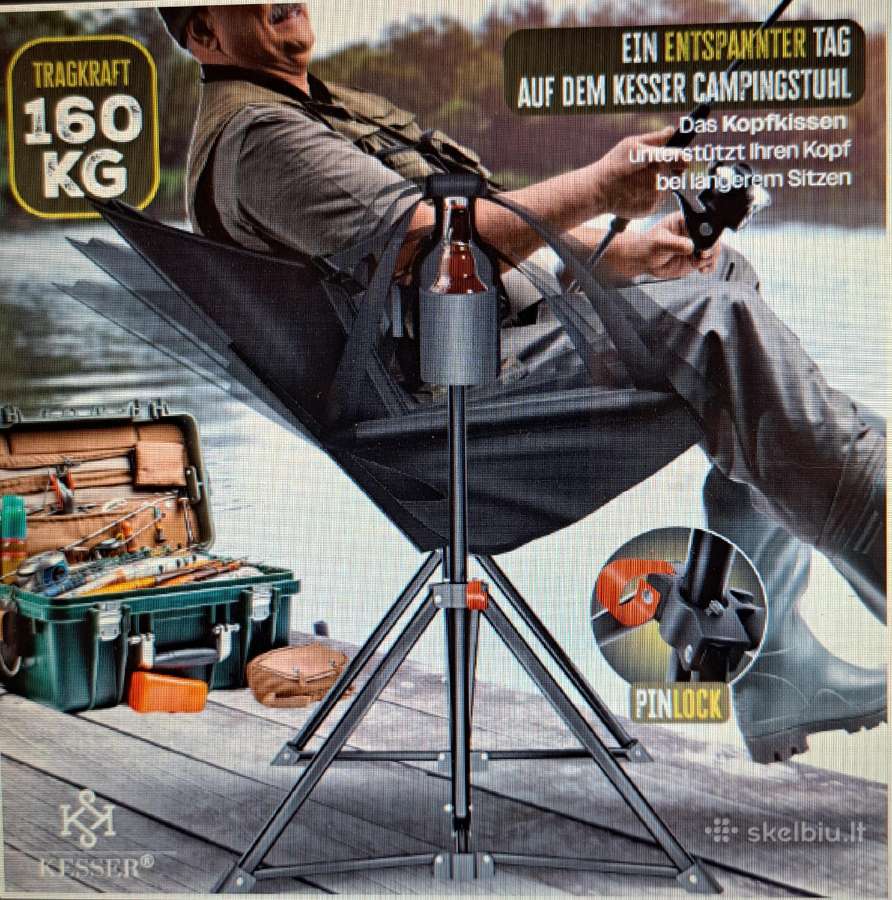 Žvejybos supama kėdė,kėdės nuo250-125kg.,staliukai - nuotraukos Nr. 3