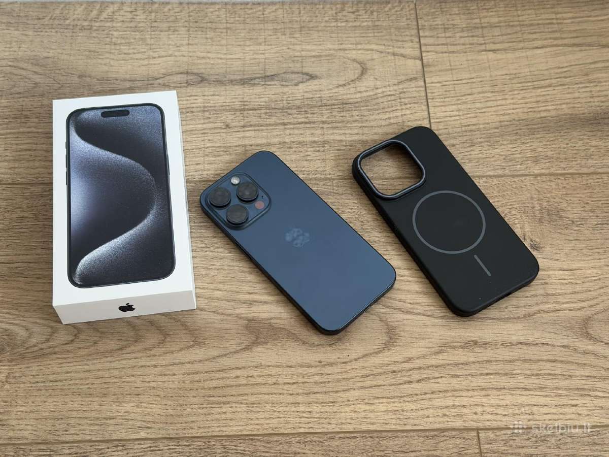 Apple iPhone 15 pro 256gb blue titanium!