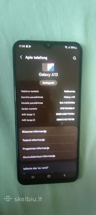 Samsung Galaxy a13