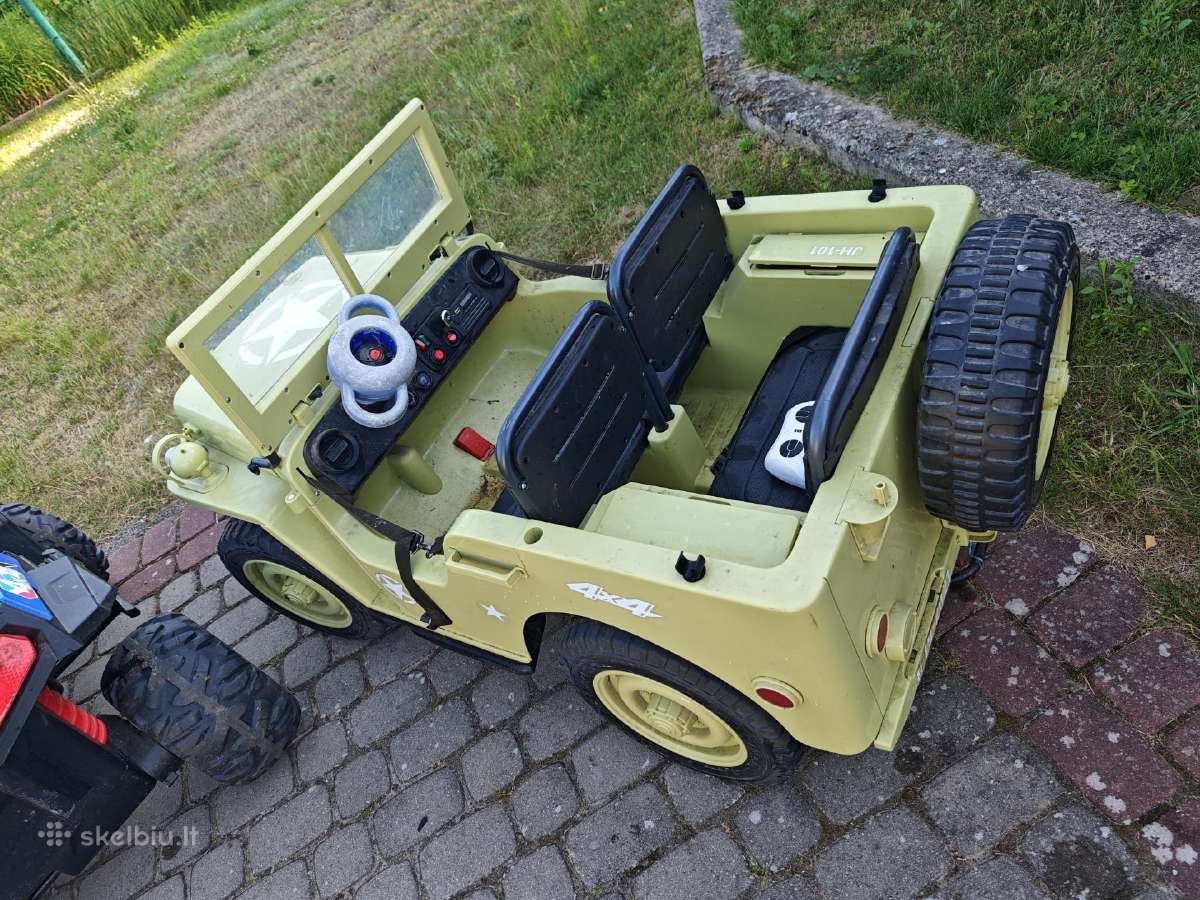 Vaikiški 12 24 v elektromobiliai Tundra Willys Bug - nuotraukos Nr. 15