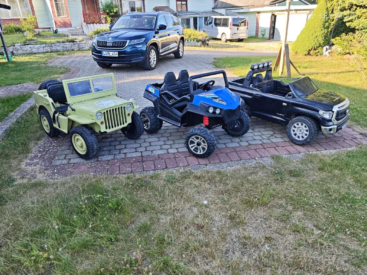 Vaikiški 12 24 v elektromobiliai Tundra Willys Bug - nuotraukos Nr. 18