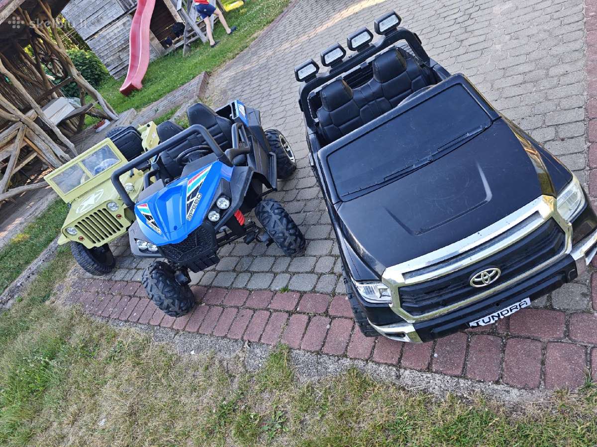Vaikiški 12 24 v elektromobiliai Tundra Willys Bug - nuotraukos Nr. 19