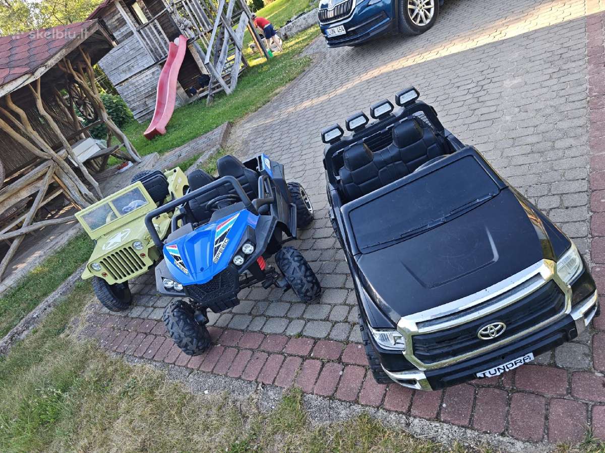 Vaikiški 12 24 v elektromobiliai Tundra Willys Bug - nuotraukos Nr. 20