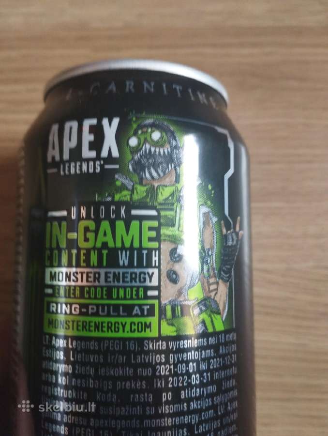 Įvairios retesnės Monster Energy skardinės