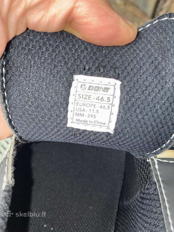 Bont cycling Riot Buckle 46.5, Us11.5 juodi - nuotraukos Nr. 7