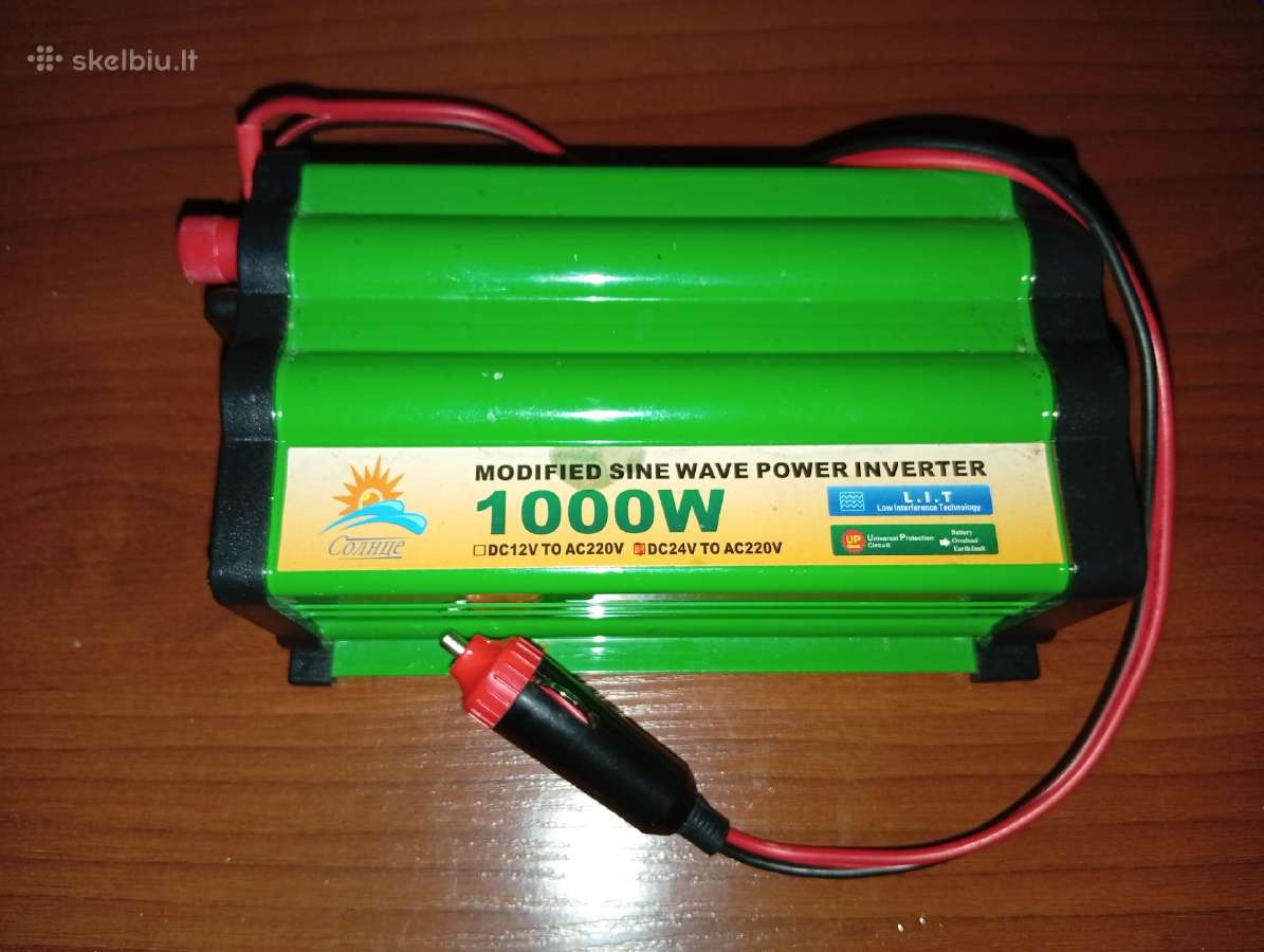 24/220 V adapteris invertorius