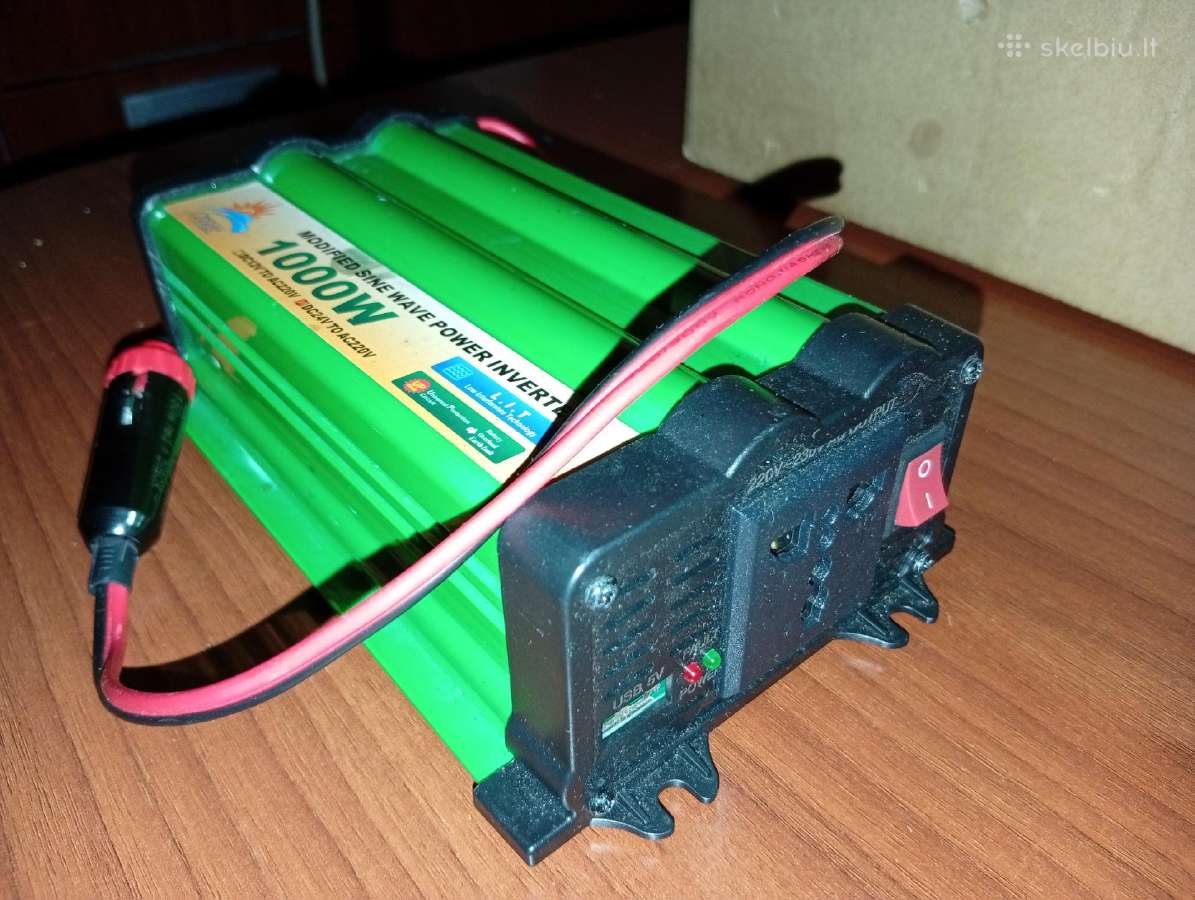 24/220 V adapteris invertorius - nuotraukos Nr. 2