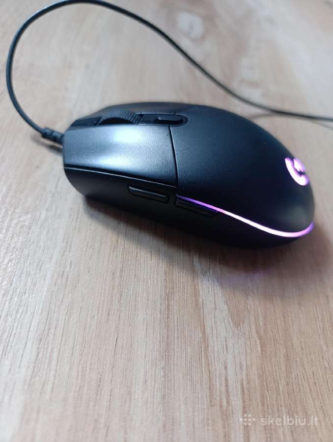 Žaidimų pelė Logitech G102 Lightsync Black - nuotraukos Nr. 4