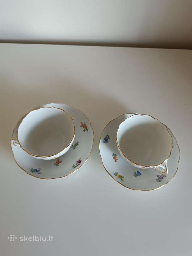 Porcelianiniai puodeliai Meissen - nuotraukos Nr. 7