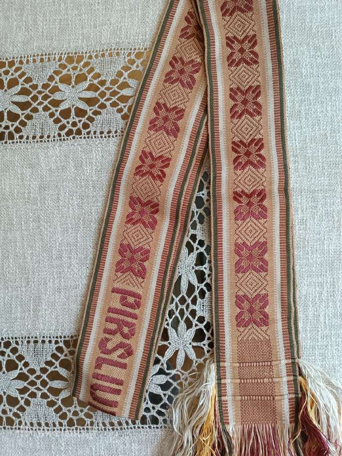 Senovinės tautinės juostos su užrašais - nuotraukos Nr. 13
