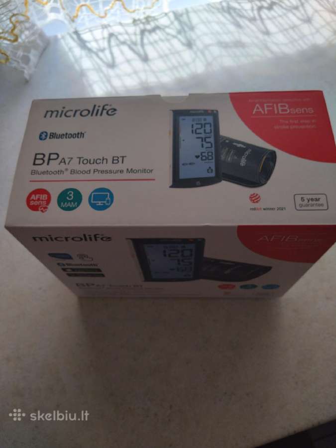 Microlife BP A7 Touch Bt kraujospūdžio matuoklis - nuotraukos Nr. 2