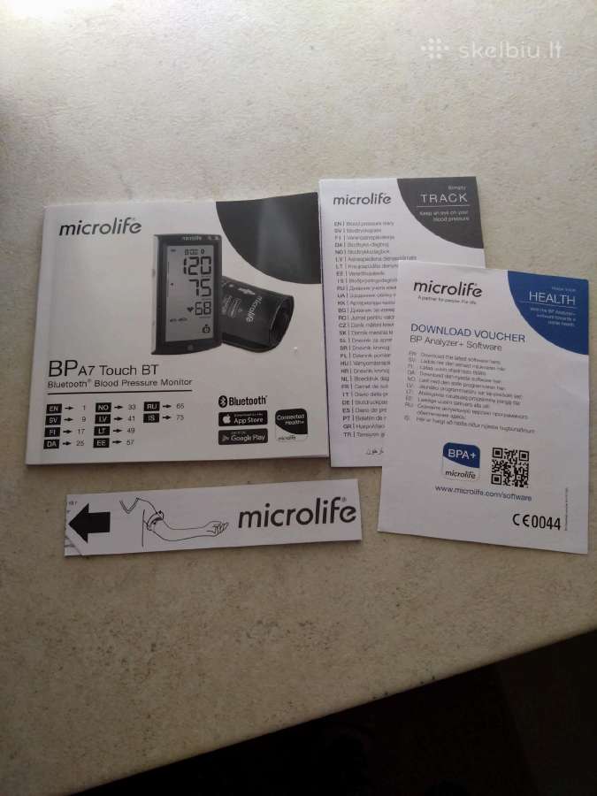 Microlife BP A7 Touch Bt kraujospūdžio matuoklis - nuotraukos Nr. 6