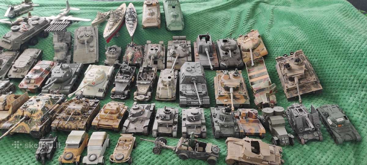 Didelė karinės technikos modelių kolekcija 1:35 - nuotraukos Nr. 6